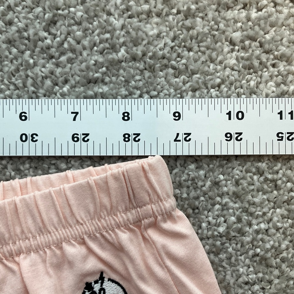 Kid Nation‎ Peach Shorts XS (4) Casual Elastic Waist Drawstring Graphic - Picture 4 of 6